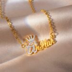 Embrace Your Story – Delicate Lace Name Necklace – A Cherished Keepsake for Her - Image 4