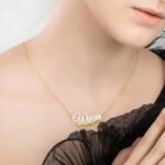 Embrace Your Story – Delicate Lace Name Necklace – A Cherished Keepsake for Her - Image 8