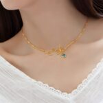 Embrace Your Story – Birth Flower & Stone Necklace – A Timeless Treasure for Loved Ones - Image 8