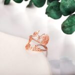 Embrace Your Story – Custom Birth Flower Name Ring – A Cherished Treasure for Loved Ones - Image 4