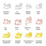 Embrace Your Story – Custom Birth Flower Name Ring – A Cherished Treasure for Loved Ones - Image 7