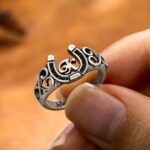 Embrace Luck and Love – Custom Initial Horseshoe Ring with Engraved Inner Band – A Cherished Token for Horse Enthusiasts and Loved Ones - Image 4