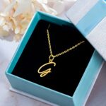Carry Your Story Close – Elegant Letter Necklace – A Cherished Keepsake for Loved Ones - Image 4