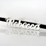 Embrace Your Identity – Sterling Silver Puff Nameplate Necklace – A Timeless Treasure for You or a Loved One - Image 3
