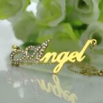 Embrace Your Story – Script Name Necklace with Birthstone Charm – A Treasure for You or Someone Special - Image 2