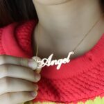 Embrace Your Story – Script Name Necklace with Birthstone Charm – A Treasure for You or Someone Special - Image 4