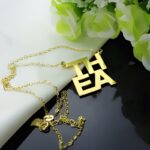 Carry Your Heart Close – Elegant Gold Letter Necklace – A Cherished Keepsake for Loved Ones - Image 3