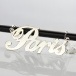 Embrace Your Story – Sterling Silver Name Necklace in Elegant Paris Script – A Timeless Treasure for Loved Ones - Image 2