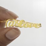 Wear Your Story – Elegant @ Symbol Name Necklace – For Trendsetters and Dreamers - Image 3