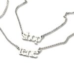 Hold Two Hearts Close – Double Layer Name Necklace – For Cherished Loved Ones - Image 2