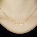 Carry Your Story Close – Delicate Lowercase Name Necklace in Gold – A Cherished Keepsake for Every Day - Image 3