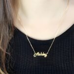 Shine Bright with Your Name – Retro Gold-Plated Name Necklace – A Timeless Treasure for You or a Loved One - Image 3