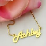 Shine Bright with Your Name – Retro Gold-Plated Name Necklace – A Timeless Treasure for You or a Loved One - Image 4