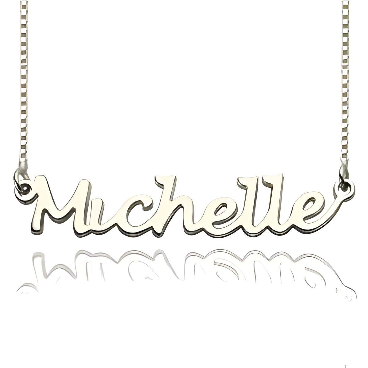 handwriting name necklace sterling silver – Handwriting name necklace in sterling silver