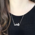 Whispered Names in Silver – Delicate Sterling Silver Name Necklace – A Cherished Keepsake for Her - Image 3