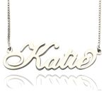 Personalized nameplate necklace for her, a cherished keepsake