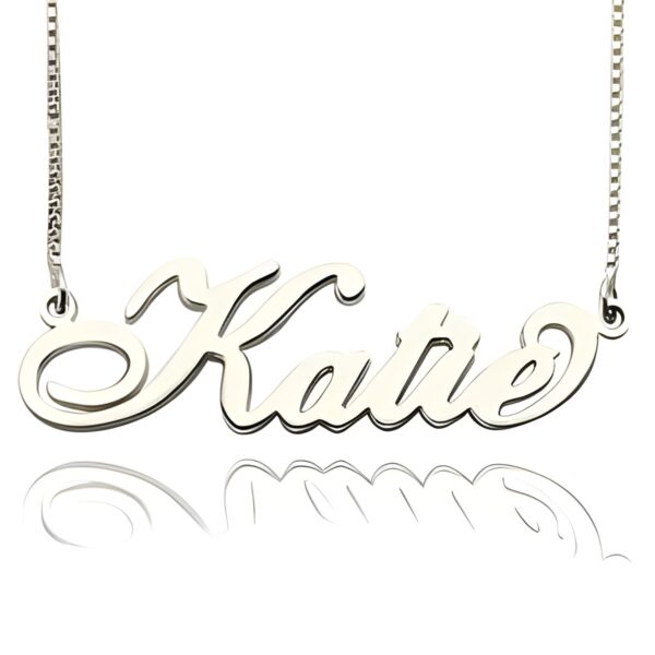 Personalized nameplate necklace for her, a cherished keepsake