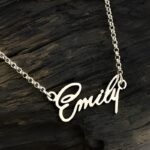 Whispered Elegance – Tiny Sterling Silver Name Necklace – A Cherished Gift for Loved Ones - Image 3