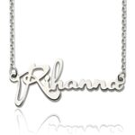 Personalized sterling silver name necklace for unique stories