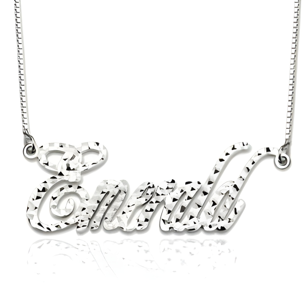 Personalized name necklace gift celebrating your story