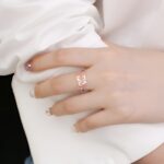 Carry Your Love Close – Double Name Script Ring in Rose Gold – For Her, Forever Moments - Image 3