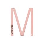 sideways initial necklace rose gold – Sideways initial necklace in rose gold