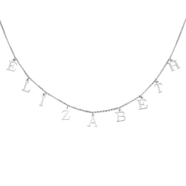 Custom name choker necklace for embracing your identity