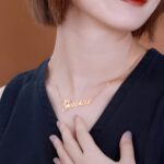 Wear Your Royal Story – Crown Name Necklace with Birthstone – A Cherished Treasure for Her - Image 4