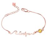 Ride the Waves of Your Story – Custom Name Bracelet or Anklet – For Those Who Cherish the Ocean's Grace - Image 3