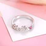 Celebrate Your Loved Ones – Birthstone Name Ring for Cherished Connections - Image 2
