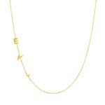 Embrace Your Story – Sideways Initial Necklace – A Cherished Keepsake for Every Moment - Image 2