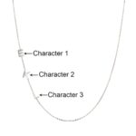 Embrace Your Story – Sideways Initial Necklace – A Cherished Keepsake for Every Moment - Image 8