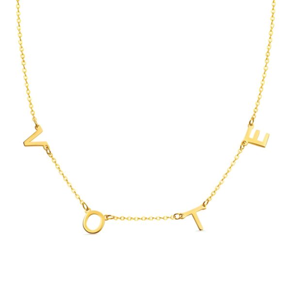 Custom initial necklace for her, a timeless treasure