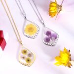 Embrace Your Birth Month’s Bloom – Birth Flower Drop Necklace – A Cherished Keepsake for Her - Image 2