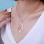 Embrace Your Birth Month’s Bloom – Birth Flower Drop Necklace – A Cherished Keepsake for Her - Image 4
