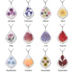 Embrace Your Birth Month’s Bloom – Birth Flower Drop Necklace – A Cherished Keepsake for Her - Image 5