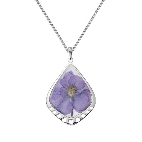 birth flower drop necklace capturing unique blooms