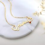 Embrace Healing Hearts – Custom Stethoscope Necklace – For Nurses, Doctors & Medical Graduates - Image 4