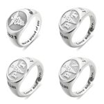 Caduceus signet ring for medical heroes