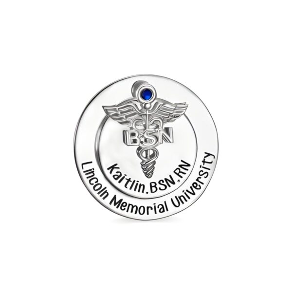 Custom nursing pin for pinning ceremony keepsake