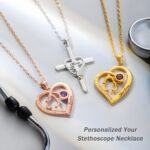 Honor Their Healing Touch – Customized Stethoscope Necklace – A Thoughtful Tribute for Nurses & Doctors - Image 2