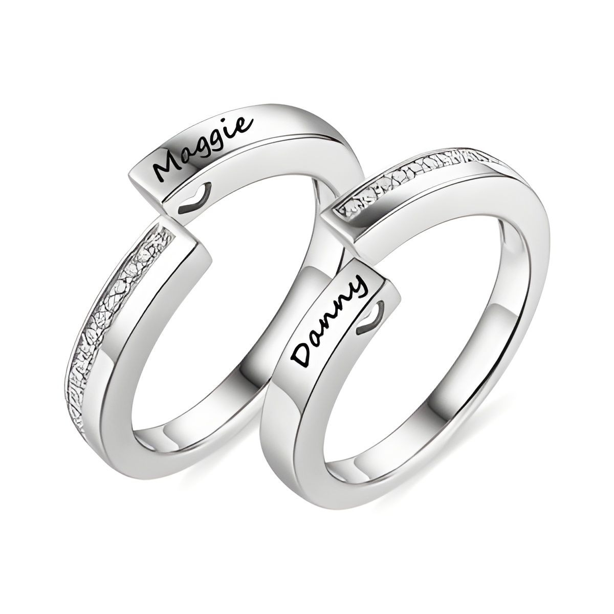 OG01_featured Infinity couple name rings for eternal love