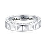 Embrace Your Love Story – Birthstone Arch Ring – For Couples United by Heart - Image 3