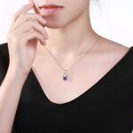 Embrace Endless Love – Sterling Silver Mobius Heart Necklace with Birthstone – A Tender Gift for Her Heart - Image 5