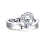 Embrace Infinite Love – Engraved Mobius Birthstone Ring – A Timeless Treasure for Her - Image 2