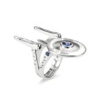 Birthstone starship ring for Star Trek admirers