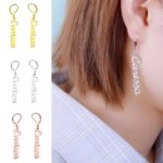 Embrace Your Story – Custom Name Earrings – A Timeless Treasure for Her - Image 2