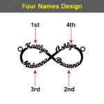 Embrace Endless Bonds – Infinity Name Necklace – A Cherished Keepsake for Loved Ones - Image 5