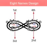 Embrace Endless Bonds – Infinity Name Necklace – A Cherished Keepsake for Loved Ones - Image 9