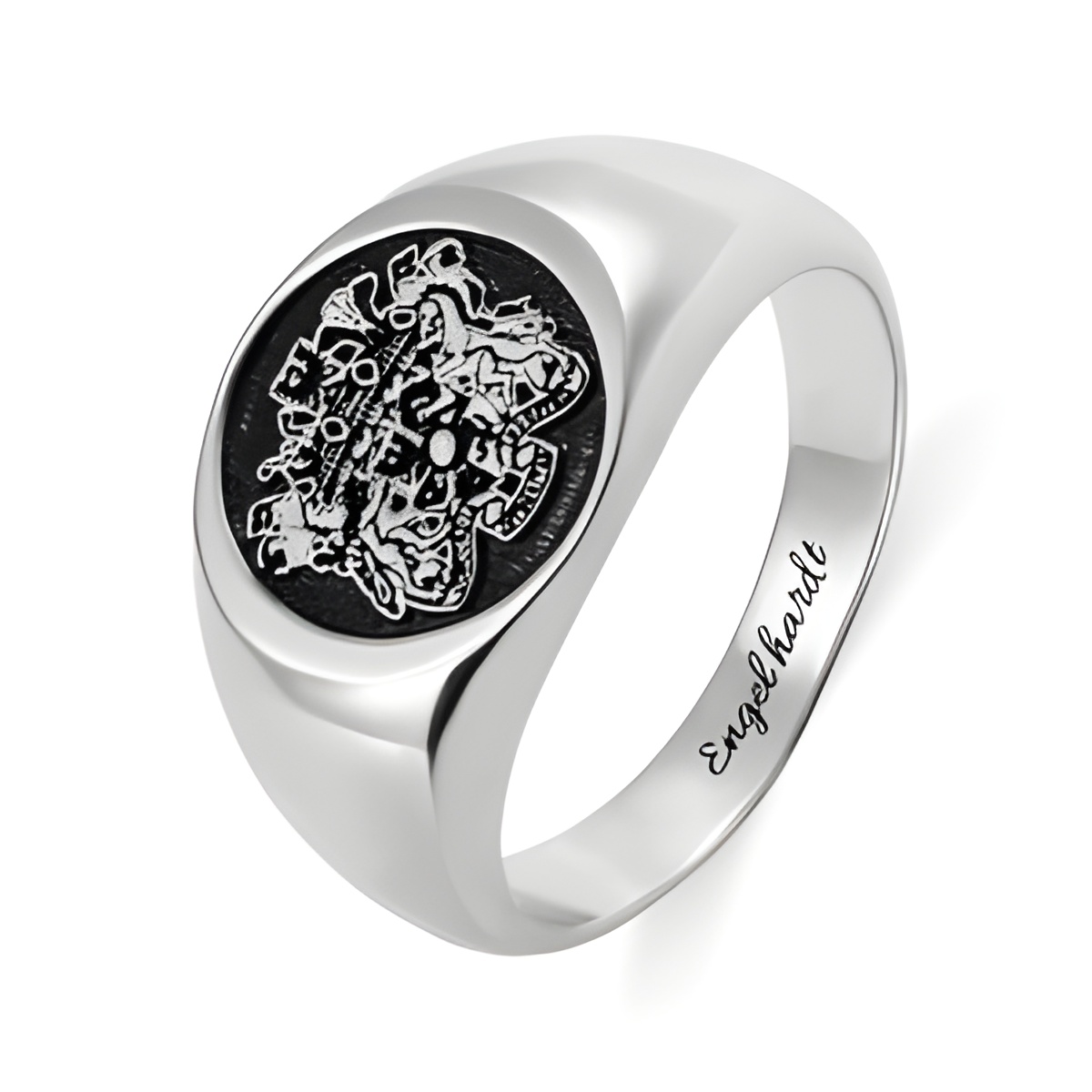 Personalized sterling silver ring celebrating your journey